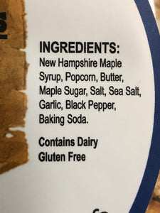 Maple Popcorn Garlic Pepper