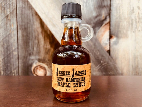 1.7 oz Glass Nip Grade A Dark NH Maple Syrup